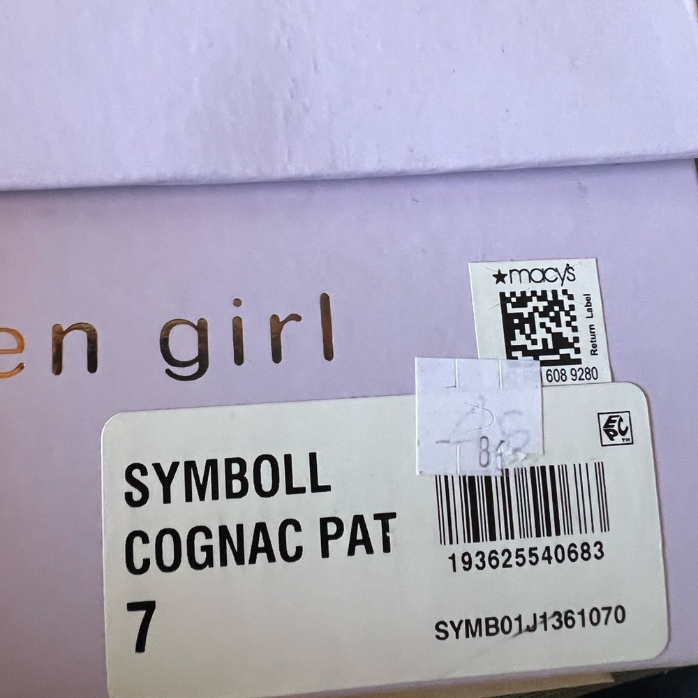 Madden Girl Symbol Patent Pumps Cognac 7 - Picture 4 of 4